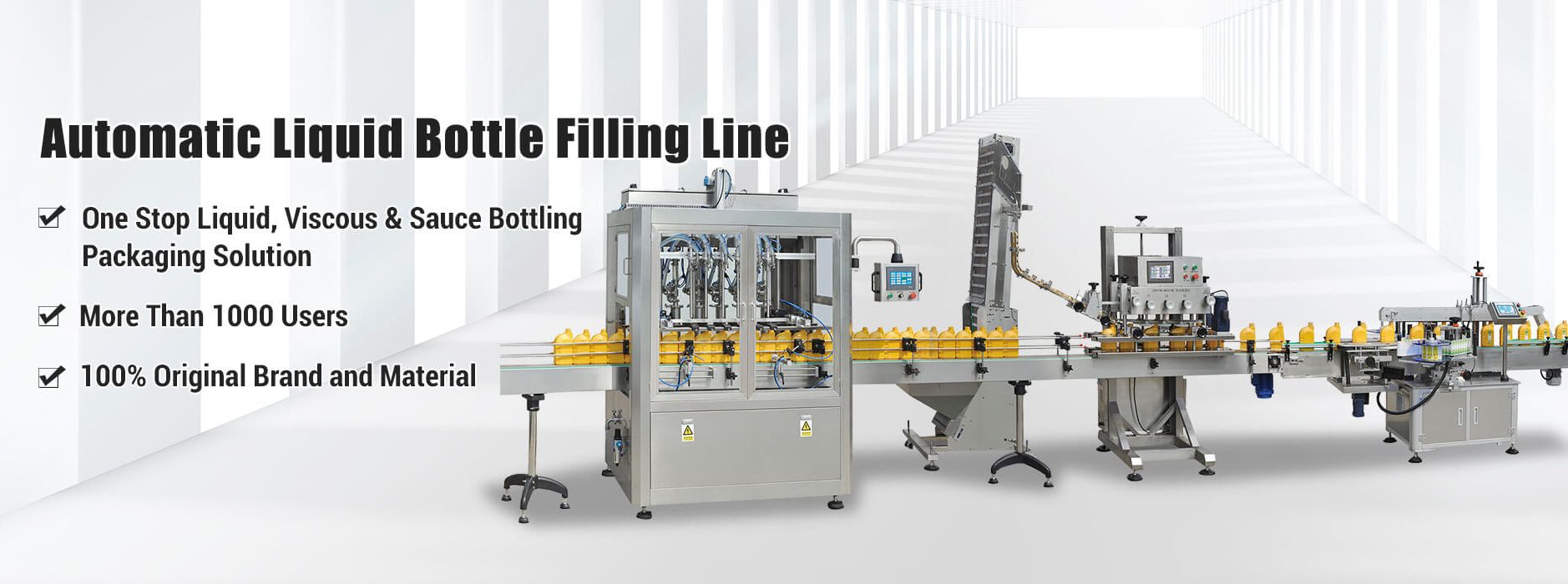 Linka plnění lahví