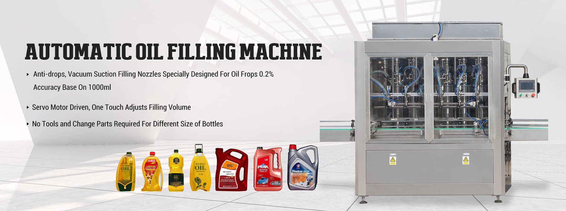 Stroj na plnění oleje